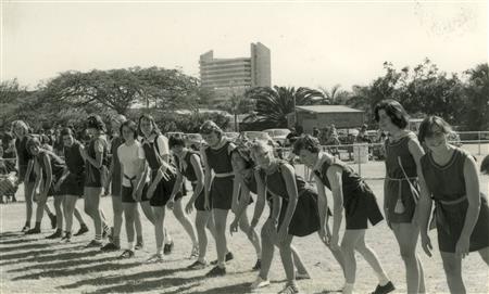 1977 Interhouse sports at Windsor Park